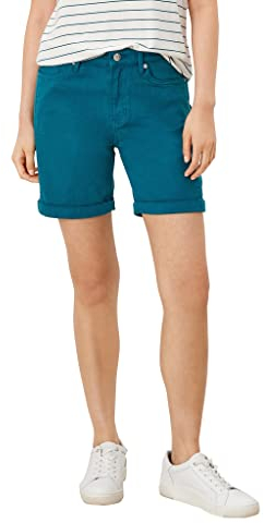 s.Oliver Damen Trousers 7/8 Hose 7 8, Aquamarin, 40 EU