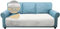 Granbest Luxus Thicken L-Form Sofa Kissenbezüge ähnlich Kaninchenfell Antirutsch Chaise Lounge Abdeckung, stilvolle Plüsch 750GSM große Ecke Couch Abdeckung für Haustiere (Chaise, Elfenbein)