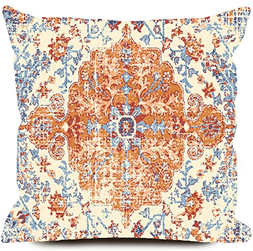 KEIROUTK Kissenbezug 40x40 cm 1 Stück Boho Kissenbezug Boho Style Dekorative Sofakissen für Sofa Schlafzimmer Wohnzimmer Boho Style Dekorative Sofakissen für Sofa Schlafzimmer Wohnzimmer