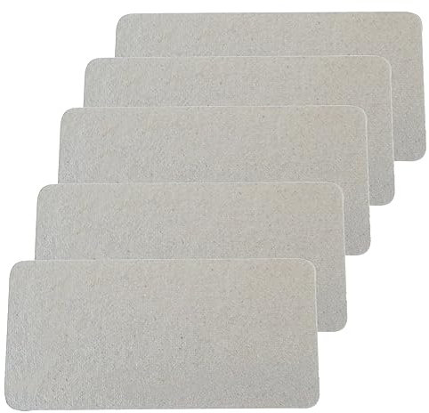JOYSOG Copertura per guida d'onda per microonde, fetta di mica, 5 pezzi, fogli di mica, parti di riparazione per forno a microonde, accessori per isolamento termico Galanz (10 x 5 cm)