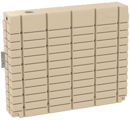 ThinTanks Regenwassertank Wandtank Thin Tank 2000 Liter schmale Regentonne mit 47cm (Sand)