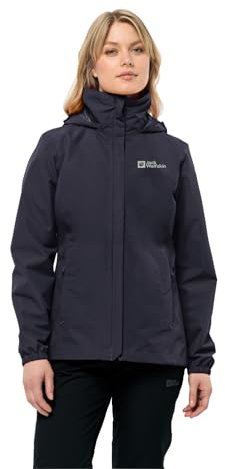 Jack Wolfskin Damen Stormy Point 2l Jkt W, Graphite, XL EU