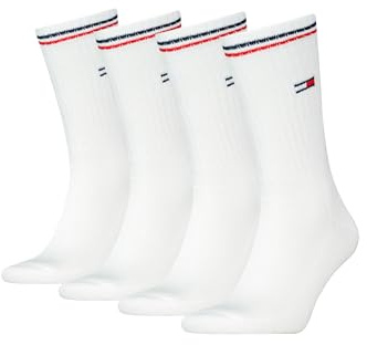 Tommy Hilfiger Unisex Crew Socken (4er Pack)
