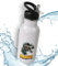 timalo® Trinkflasche für Kinder personalisiert mit Namen | auslaufsichere Edelstahl Sportflasche Kindergarten Schule Geschenk für Jungen und Mädchen 400mL | Dinosaurier