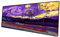Mouse Pad Purple Ferris Wheel Gaming Mouse Pad Large Mouse Mat,Anti-Slip Rubber Base Smooth Surface Improves Precision and Speed,for PC Laptop Desk Keyboard Pad 27.5x11.8x0.12 inch
