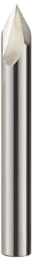 Fasenfräser Fasenfräsen Hartmetall 60 90 120 Grad Beschichtet 2 3 Schneiden Ecke Senker Anfasen Mühle Entgraten Kanten(120 Degree,3F ALUMINUM_4MM)