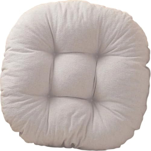Sitzkissen Rund 1-2-4 Stück Bodenkissen Rund Sitzpolster Stuhlauflage Sitzpolster Stuhlkissen Polster Auflage für Wohnzimmer(A7,1pc Diameter 60cm/24in)