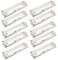 Parliky Klemmbrett-Clips montierbar Metall 100 x 30 mm Büro-Klemmbrett 15 Stück Dokument-Clips Aktenbrett-Clips