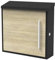 YZMJXNYY Briefkasten, Wandbriefkasten, Wetterfester Paketbox, Postkasten, Abschließbar, Großes Fassungsvermögen, für Das Home-Office Im Außenbereich(White Oak)