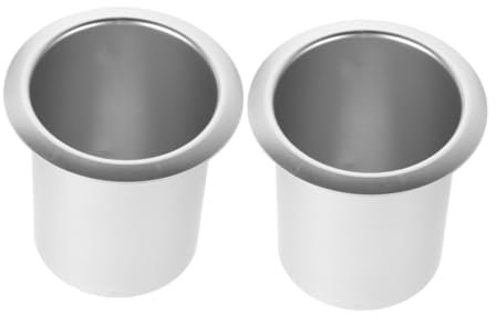 Cabilock 2 Piezas Portavasos para Sofá Titular De La Manija De La Silla Soporte para Bebidas Reemplazo del Portavasos del Mango Reclinable Portavasos con Mango para Sofá Silver Aluminio