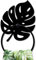 MAYJOYDIY Anneau Porte Serviette en Métal de Feuille de Monstera Porte Serviette de Feuille Thème de Plantes Décoration Murale Fixation Murale pour Salle de Bain Cuisine Décoration D'Intérieur Cadeau