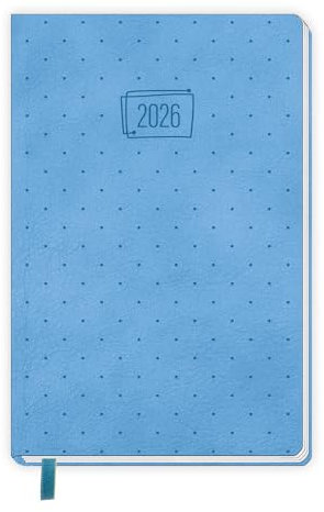 TRÖTSCH - Taschenkalender A7 Soft Touch Punkte 2026: Soft Touch Terminkalender