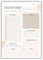 Mutzauber® Undatierter Tagesplaner DIN A4 im Boho-Design – Abreißblock mit 50 Seiten | To-Do-Liste, Daily Planner, Aufgaben, Prioritäten & Ideen