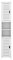 HUOLE Armoire de Salle de Bain, Petit Meuble de Rangement pour Toilettes, Armoire Toilettes Porte Brosse WC Meuble de Salle de Bain sur Pied en Bois, 26 * 22 * 118cm-Blanc