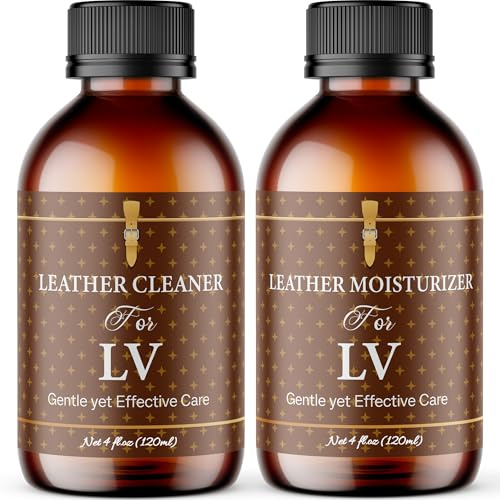 Bingbrofam Leather Cleaner Moisturizer Set for Coach Louis Vuitton, Shine Your Louis Vuitton Looking and Smell New, Gentle Rejuvenating Soften, Remove Stains Covers Minor Scratches for All Luxury