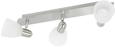 URBNLIVING Enea-C 3-Arm LED Ceiling Light Bar – RGB Colour Changing Spotlights – E14 Fittings – Modern Adjustable Lighting for Living Room, Bedroom, Kitchen