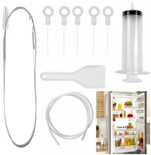 Lot de 9 accessoires de nettoyage pour évier de réfrigérateur - Pour le nettoyage domestique du réfrigérateur, de la cuisine