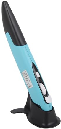 EIMSOAH Wireless Optical Pen Air Mouse Adjustable 500/1000DPI for Computers Laptop, 2.4GHz Connection User-Friendly Design for Presentations, Low Voltage Alarm- 1 Mouse for Home Office Use (Blue)