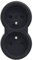 Legrand 050504 Fiche MultiPrise 2 Prises de Courant avec Sorties Frontales, 2P+T, 16A, 230V, Noir