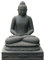 Korb-Outlet XXL Buddha Figur Groß Für Garten Lavastein Grosser Steinbuddha Sitzend Skulptur Steinfigur Gross Frostfest