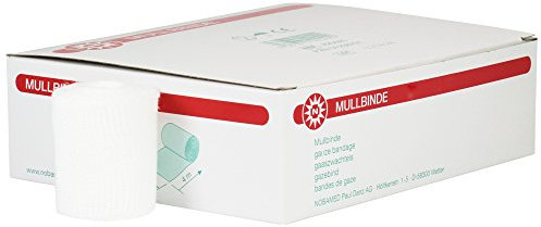 NOBAMED Mullbinden Baumwolle 4 m, Größen:4 cm