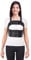 Frauen Brust-Korsett mit Brustgurt mit Hosenträger Ideal bei koronaren postoperativen gebrochenen Rippen und Brustbein Schwarz X-Large