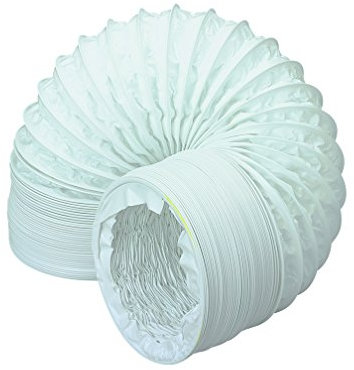 100mm x 2m White PVC Flexible Ducting Hose