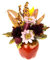 Gesteck aus Künstlichen Chrysanthemen im Apfeltopf Kunstblumen Arrangement Künstlich Deko Tischdeko Herbstdeko Sommergesteck Blumen Strauß Fensterbank Herbstliche Blumen
