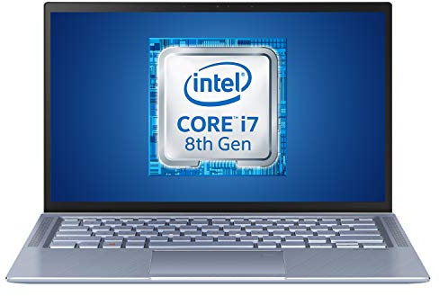 ASUS ZenBook UX431FN-AN017T - Ordenador portátil con monitor de 14 pulgadas FHD Glare, Intel Core i7-8565U, RAM 16 GB LPDDR3, 512 GB SSD, NVIDIA MX150 de 2 GB DDR5, Windows 10, teclado retroiluminado