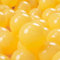 KiddyMoon 100 ∅ 7Cm Balles Colorées Plastique pour Piscine Enfant Bébé Fabriqué en EU, Jaune