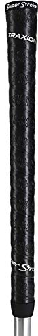 Super Stroke Unisex-Erwachsene Golf Grip SuperStroke Traxion Wrap Mittelgroßer Golfgriff, Schwarz, Midsize