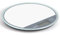 COOK CONCEPT KU6096G/WEB Küchenwaage, Glas, Weiß grau