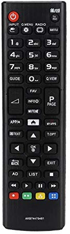 MAGT Telecomando TV, Sostitutivo Telecomando ABS Materiale Shell Remote Control Compatibile con LG AKB74475481