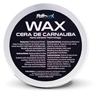 AutoFullCar- CERA SÓLIDA CARNAUBA FullCarX 200ml – Protección y Brillo Intenso para Vehículos – Fácil Aplicación y Acabado Duradero