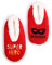 Splosh Kid's Red Hero Summer Slippers - Small kids red hero in disguise slippers with an adorable mask design to keep you comfy in soft, lightweight slippers. Machine washable with anti slip soles.