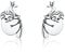 TIZU Mädchen Ohrringe 925 Sterling Silber Post Hypoallergene Schraubverschluss mit Sicherheit ohrstecker versch Ohrringe für Kinder Mädchen Damen Schmuck Geschenke (Faultier)