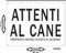Lovelytiles ATTENTI al Cane PROPRIETA PRIVATA DIVIETO di Accesso Targa Cartello Segnale INSEGNA