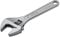Faithfull FAIAS100MC Adjustable Chrome Spanner 100mm (4in) 15mm Jaw Capacity