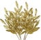 60CM Weihnachten Picks Glitzer 6 PCS, Weihnachten Deko Glitzer, Weihnachten Blätter, Glitter Weihnachtsbaum Blätter Ornament Gold mit Lange Biegbare Stiele für Weihnachtsbaum Neujahr Ornamente