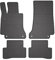 OMAC Gummi Fußmatten kompatibel mit Mercedes C Klasse W205 2014-2021 Automatten Schwarz 4X