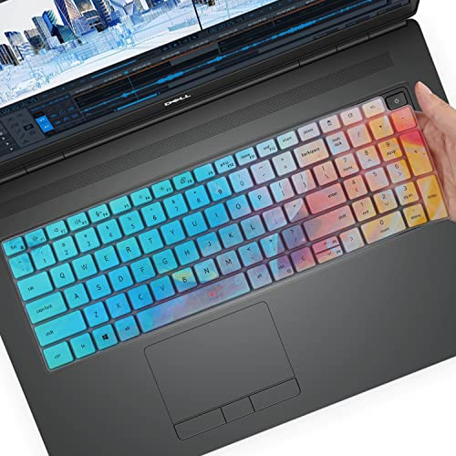 Tastaturabdeckung für Dell Precision 7000 7550 7560 7750 7760 15,6 17,3 Zoll Laptop, Dell Precision 7000 Laptop-Zubehör, Schutztastatur, hautfarben