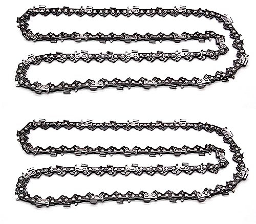 Brlyeeanze 20 inch Chainsaw Chain (3/8 LP Pitch 0.058'' Gauge 76 Drive Links), Fits Craftsman Ryobi Poulan Stihl Origen Caton Chainsaws 52/58, Fits Blue Max 8901 8902 53543 52209 21LPX076G (2 pcs)