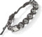 KIROS Bracciale Tibetano Buddista Shamballa Tamashi Unisex Uomo Donna realizzato con Pietre Naturali 8 mm, Filo Cerato Marrone, Artigianale Fatto a Mano regolabile 3 Misure.