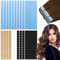DKDDSSS 240PCS Cinta de Extensión de Pelo, Doble Cara Invisible Ultrarresistente Reemplazo Tape Adhesivas para Extensiones de Cabello y Trama del Cabello, 4 x 0,8 cm