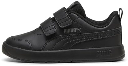PUMA Boy's Unisex Kids COURTFLEX V3 V PS Sneaker, Black Black-CAST Iron, 11 UK Child