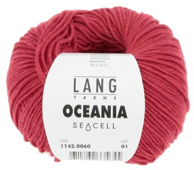 50g Oceania - Farbe: 60 - rot - einzigartige Mischung mit innovativen Fasern