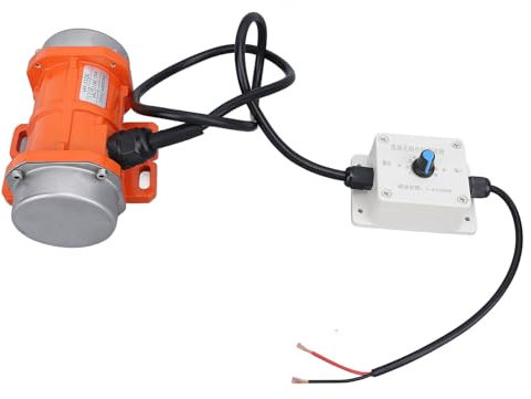 DC 12V Betonvibratormotor, Bürstenloser Elektrischer Vibrationsmotor aus Aluminiumlegierung, Drehzahlregler für Schüttler,