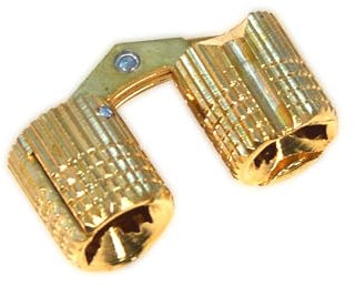 IHC 2 Stück Unsichtbares Messingscharnier Ø10 mm Scharniere Messing Durchmesser 10mm