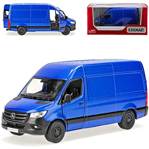 Mercedes-B Sprinter CS30 W907 W910 Transporter Kasten Blau 3. Generation Ab 2018 ca 1/43 1/36 Modell Auto