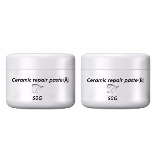 Kit de Reparación de Azulejos y Ducha - Pasta para Mármol, Cerámica y Bañera - Potente Solución para Grietas